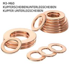 Kupfer Dichtringe Kupferdichtringe Form A DIN7603 Kfz Cu Ringe Ölablassdichtung comprar usado  Enviando para Brazil