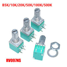 Usado, Potenciômetro linear mono selado B5K a 500K Ohm RV097NS 5 pinos com interruptor 15mm comprar usado  Enviando para Brazil