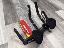 Barra aerodinâmica de carbono Zipp 42cm/31.8 com extensões aerodinâmicas de carbono e alavancas TRP de carbono comprar usado  Enviando para Brazil