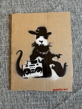 Quadro banksy originale usato  Milano