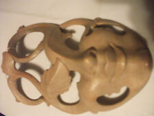 Exotic mask wooden for sale  STROUD