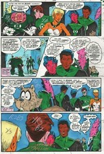 CORPO DE LANTERNA VERDE #207 ARTE DE PRODUÇÃO COLORIDA ASSINADA POR ANTHONY TOLLIN pg 3 certificado de autenticidade comprar usado  Enviando para Brazil