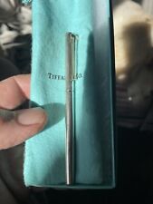 Caneta esferográfica Tiffany & Co clipe T prata esterlina 925/PRECISA DE NOVO REFIL DE TINTA comprar usado  Enviando para Brazil