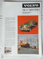 Volvo educational sheets for sale  LYDNEY