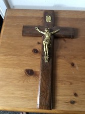 Antique oak crucifix for sale  DOVER