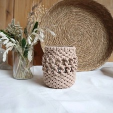 Windlicht makramee handmade gebraucht kaufen  Abtsgmünd