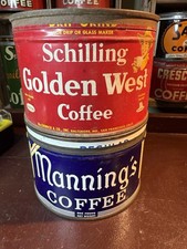 Antique coffee tins for sale  Portland