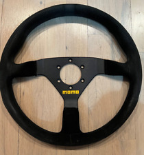 Volante Porsche 911 930 momo letras AMARELAS ALCANTARA corrida rally esporte comprar usado  Enviando para Brazil