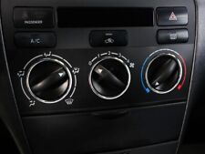 Anéis circundantes painel painel aquecedor alumínio polido para Toyota Corolla e12 02-07 comprar usado  Enviando para Brazil