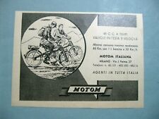 Vecchia pubblicita motom usato  Velletri