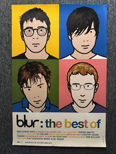 Usado, RARE VINTAGE 77 x 52cm BILLBOARD/RECORD STORE POSTER - BLUR  (2000) JULIAN OPIE comprar usado  Enviando para Brazil