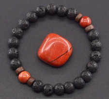 Bracelet perles lave d'occasion  Bordeaux-