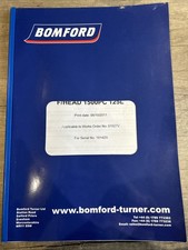 Bomford parts manual for sale  DISS