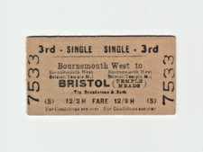 Railway ticket british for sale  LEEDS
