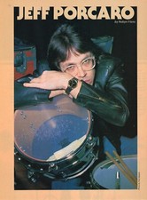 1983 Revista impressa foto de Jeff Porcaro Toto e anúncio impresso de pratos de bateria Paiste, usado comprar usado  Enviando para Brazil
