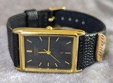 Citizen 36031-K04018 CK relógio de quartzo feminino tom dourado 22 mm mostrador preto/pulseira comprar usado  Enviando para Brazil