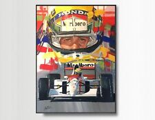 Ayrton senna print for sale  Shipping to Ireland