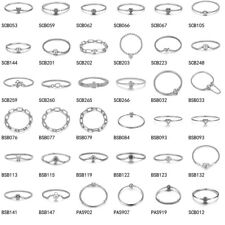 Moda 925 prata esterlina base pulseiras ajuste berloque miçangas joias femininas Voroco comprar usado  Enviando para Brazil
