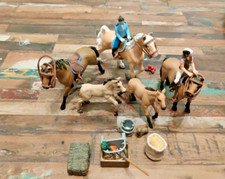 Schleich pferde reiter gebraucht kaufen  Hamburg