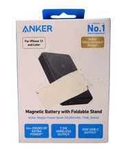 Novo Anker - MagGo Banco de Potência Magnético com Suporte (10000mAh, 20W) Preto comprar usado  Enviando para Brazil