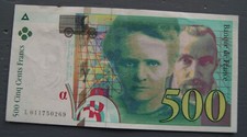 Billet banque 500 d'occasion  Sarry