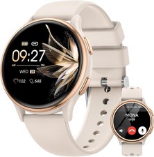 Smartwatches femininos presentes (responder/fazer chamadas) para telefones Android iPhone comprar usado  Enviando para Brazil