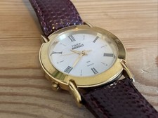 Relógio Timex Indiglo pulseira de couro quartzo numerais romanos precisa de bateria comprar usado  Enviando para Brazil
