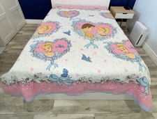 Usado, Cobertor acrílico encantador vintage Disney Cinderela e Príncipe duplo/completo raro comprar usado Usado, Cobertor acrílico encantador vintage Disney Cinderela e Príncipe duplo/completo raro comprar usado  Enviando para Brazil