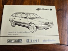alfa romeo betriebsanleitung gebraucht kaufen  Gerlingen