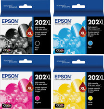 Usado, Novos cartuchos de tinta genuínos Epson 202XL preto ciano magenta amarelo comprar usado  Enviando para Brazil