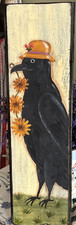 Hand painted crow for sale  Hampshire