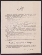 1910 faire part d'occasion  Toulouse-