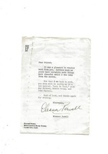Eleanor POWELL-"Born To Dance/Rosalie" etc Carta Assinada atriz e Dançarina dos Anos 30 comprar usado  Enviando para Brazil