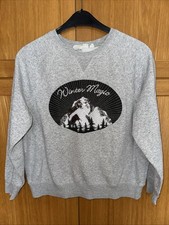Sweatshirt pailletten grau gebraucht kaufen  Filderstadt