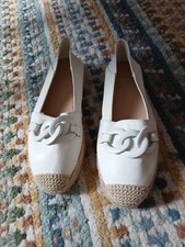 Cream slip shoes for sale  AYLESBURY