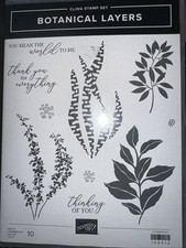 Stampin botanical layers for sale  HUNTINGDON