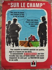 Affiche publicitaire ancienne d'occasion  Ligueil