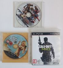 PS3 Playstation 3, lote de três jogos: GTA5, Marvel Ultimate Alliance, COD MW3 comprar usado  Enviando para Brazil