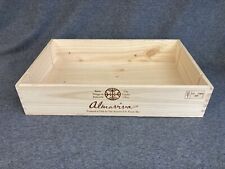 Shallow wooden wine for sale  SEVENOAKS
