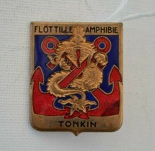 Insigne metal marine d'occasion  Montebourg