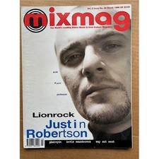 Justin robertson mixmag for sale  CHESTERFIELD