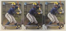 (3) 2025 Bowman Chrome feito por Jesus 1º BCP-50 cervejeiros, usado comprar usado  Enviando para Brazil