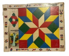 Colcha de mosaico de madeira fechada vintage padrão Lorenz Variant Toy Muncher comprar usado  Enviando para Brazil
