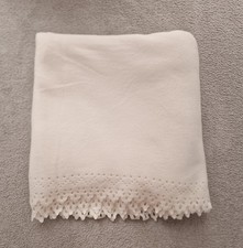 Cream fleece lace for sale  HAILSHAM