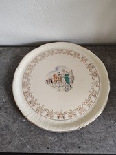 Grand plat céramique d'occasion Grand plat céramique d'occasion  Fayence