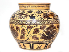 Vaso chinês antigo de cerâmica frasco guan peônia fênix com alças de salamandra comprar usado  Enviando para Brazil