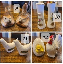 Pacotes de 5 porcelanas para sal e pimenta shaker, usado comprar usado  Enviando para Brazil