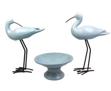 Blue ceramic seabirds for sale  GLASGOW