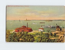 Cartão postal aquário e lugar da bateria Nova York Nova York EUA comprar usado  Enviando para Brazil