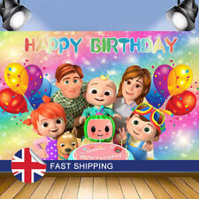 Cocomelon birthday backdrop for sale  UK